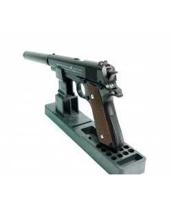 Страйкбольный пистолет Shantou C.1911A+ (Colt 1911, с глушителем) спринговый