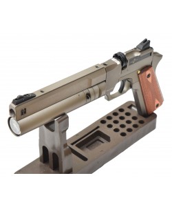 Пневматический пистолет Ataman AP16 Compact 512 (металл, PCP) Titanium 5,5 мм