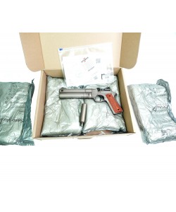 Пневматический пистолет Ataman AP16 Compact 512 (металл, PCP) Titanium 5,5 мм