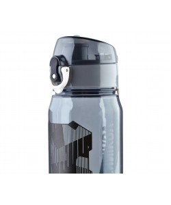 Бутылка спортивная Kalashnikov 0,6 л; прозр. пластик, крышка с фикс., ремешок