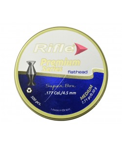 Пули Rifle Premium Series Flathead Medium 4,5 мм, 0,50 г (500 штук)