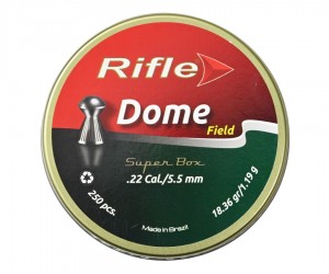 Пули Rifle Field Series Dome 5,5 мм, 1,19 г (250 штук)