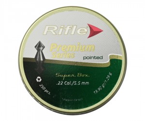 Пули Rifle Premium Series Pointed 5,5 мм, 1,29 г (250 штук)
