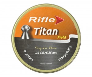 Пули Rifle Field Series Titan 6,35 мм, 2,20 г (200 штук)