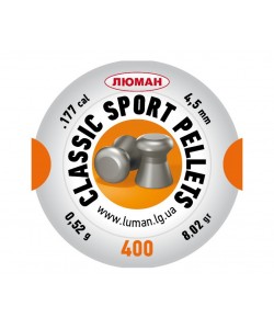Пули «Люман» Classic Sport pellets 4,5 мм, 0,52 г (400 штук)