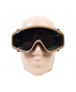 Очки защитные FMA SI Tactical, 2 сменные линзы (Dark Earth)