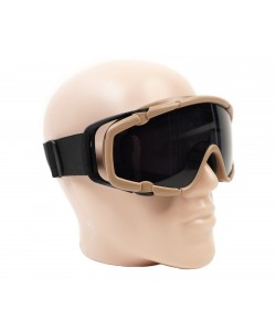 Очки защитные FMA SI Tactical, 2 сменные линзы (Dark Earth)