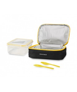 Термосумка с ланч-боксами «Арктика» 020-2000-1, 2 л (черная)