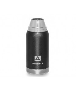 Термос классический «Арктика» 106-500, 0.5 л, эмаль, 2 чашки (черный)