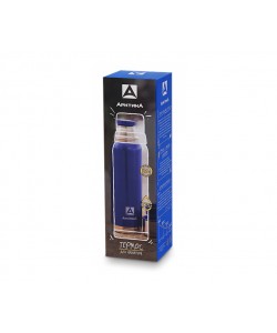 Термос классический «Арктика» 106-750, 0.75 л, эмаль, 2 чашки (синий)