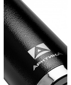 Термос классический «Арктика» 106-900C, 0.9 л, эмаль, 2 чашки (черный) с ситечком