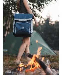 Сумка-холодильник классическая «Арктика» 3000-20, 20 л, с люком (синяя)