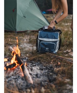 Сумка-холодильник классическая «Арктика» 3000-20, 20 л, с люком (синяя)