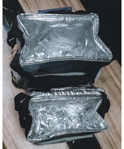 Сумка-холодильник классическая «Арктика» 3000-20, 20 л, с люком (синяя)