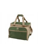 Сумка-холодильник «Арктика» 4100-6, с набором посуды на 6 человек (зеленый)