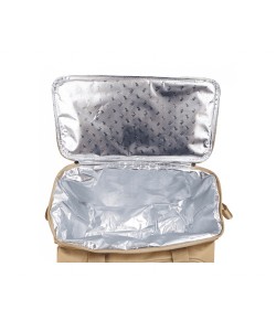 Сумка-холодильник «Арктика» 4100-6, с набором посуды на 6 человек (зеленый)