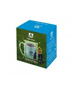 Термокружка полированная «Арктика» 801-300К, 0.3 л, с карабином