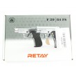 Охолощенный СХП пистолет Retay MOD84 (Beretta 84FS) 9mm P.A.K Nickel - фото № 14