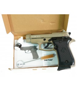 Охолощенный СХП пистолет Retay MOD84 (Beretta 84FS) 9mm P.A.K Satin