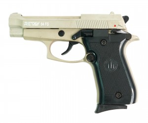 Охолощенный СХП пистолет Retay MOD84 (Beretta 84FS) 9mm P.A.K, сатин