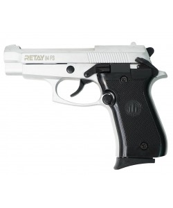 Охолощенный СХП пистолет Retay MOD84 (Beretta 84FS) 9mm P.A.K Chrome