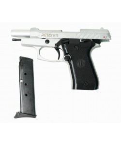 Охолощенный СХП пистолет Retay MOD84 (Beretta 84FS) 9mm P.A.K Chrome