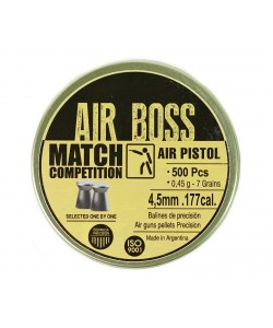 Пули для пневматики Apolo Air Boss Match Pistol 4,5 мм, 0,45 г (500 штук)