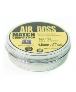 Пули для пневматики Apolo Air Boss Match 4,5 мм, 0,55 г (500 штук)