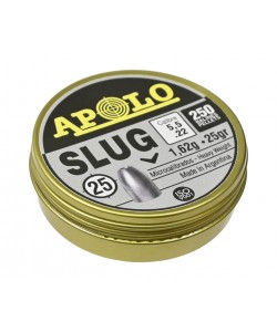 Пули полнотелые Apolo Slug 5,5 мм, 1,62 г (250 штук)