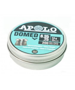 Пули для пневматики Apolo Domed 6,35 мм, 1,6 г (200 штук)