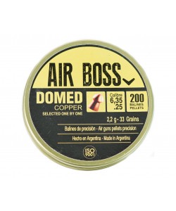 Пули для пневматики Apolo Air Boss Domed 6,35 мм, 2,2 г (200 штук)