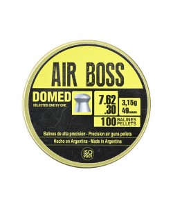 Пули для пневматики Apolo Air Boss Domed 7,62 мм, 3,15 г (100 штук)