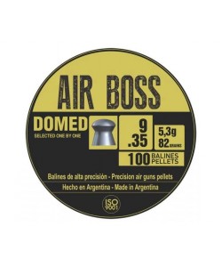 Пули для пневматики Apolo Air Boss Domed 9,0 мм, 5,3 г (100 штук)