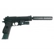 Игрушечный пистолет Shantou 100000174 (пластик, 6 мм, ЛЦУ, глушитель) - фото № 2