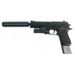 Игрушечный пистолет Shantou 100000174 (пластик, 6 мм, ЛЦУ, глушитель) - фото № 1