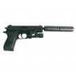 Игрушечный пистолет Shantou 100000244 (пластик, 6 мм, ЛЦУ, глушитель) - фото № 2