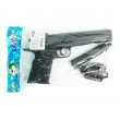 Игрушечный пистолет Shantou B01409 - Colt 1911 (пластик, 6 мм, ЛЦУ, глушитель) - фото № 5