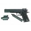 Игрушечный пистолет Shantou B01409 - Colt 1911 (пластик, 6 мм, ЛЦУ, глушитель) - фото № 3