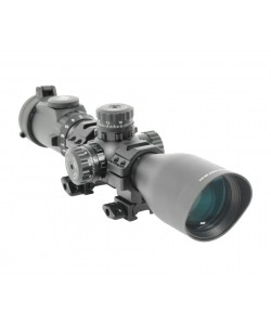 Оптический прицел Leapers Accushot Tactical 3-12x44 AO Compact, 30 мм, Mil-Dot, подсветка IE36, на Weaver