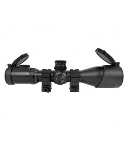 Оптический прицел Leapers Accushot Tactical 3-12x44 AO Compact, 30 мм, Mil-Dot, подсветка IE36, на Weaver