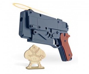 Резинкострел ARMA макет пистолета из игры Fallout 4 (10-мм, с Blowback)