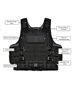 Разгрузочный жилет Yakeda VT-1063 600D (Multicam)