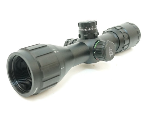 Оптический прицел Leapers Bug Buster 3-9x32 AO Compact, Mil-Dot, подсветка, на Weaver