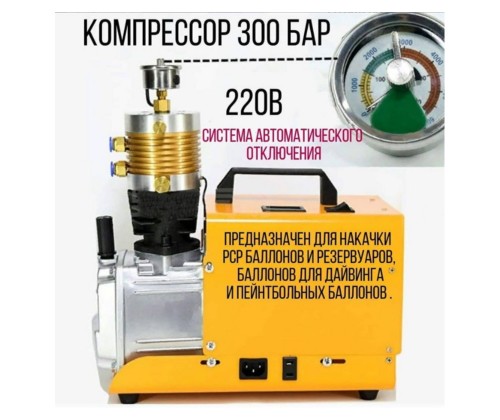 Компрессор высокого давления Wolf Auto (30 л/мин, 300 бар)