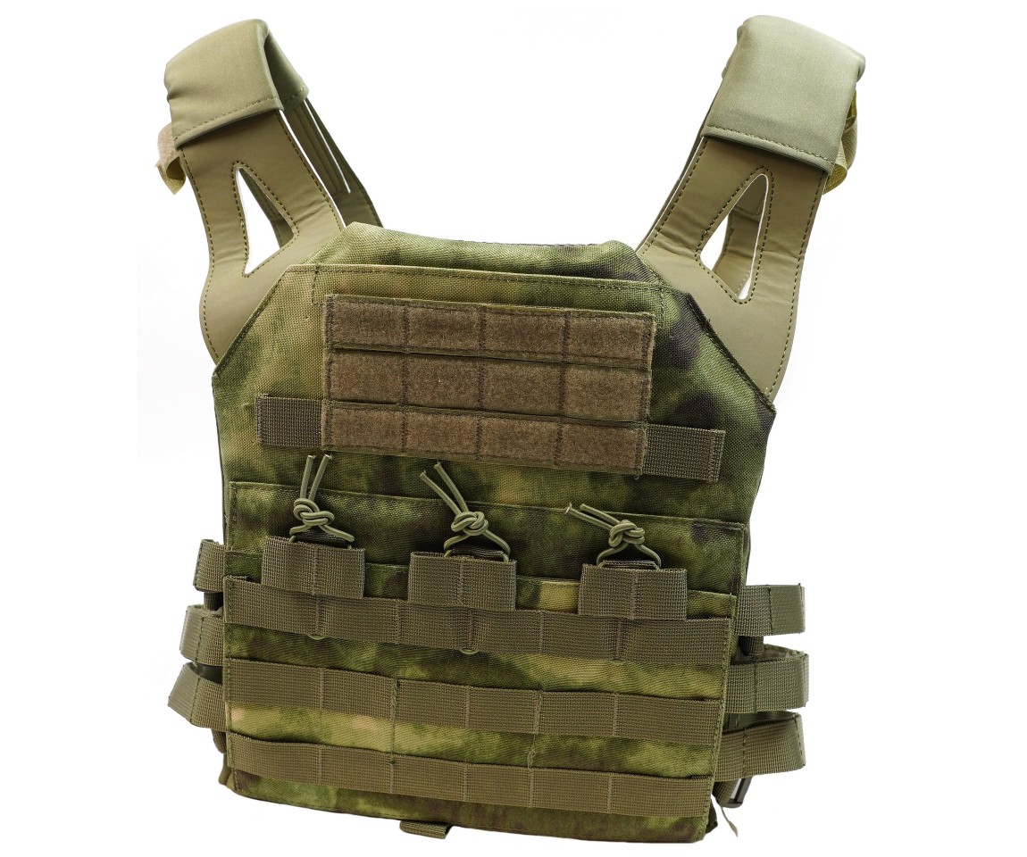 Разгрузочный жилет MOLLE Jump Plate Carrier AS-VT0015 (Green Camo)