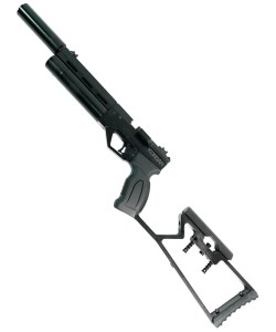 Пневматический пистолет «Корсар» D32, ствол 180 мм (с прикладом, PCP, редуктор) 6,35 мм