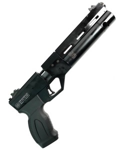 Пневматический пистолет «Корсар» D32, ствол 180 мм (с прикладом, PCP, редуктор) 6,35 мм