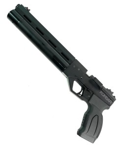 Пневматический пистолет «Корсар» D32, ствол 240 мм (с прикладом, PCP, редуктор) 6,35 мм