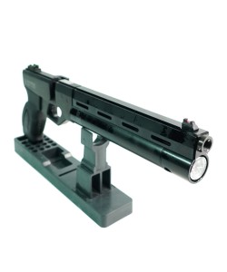 Пневматический пистолет «Корсар» D32, ствол 240 мм (с прикладом, PCP, редуктор) 6,35 мм