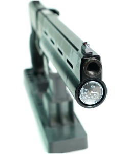 Пневматический пистолет «Корсар» D32, ствол 240 мм (с прикладом, PCP, редуктор) 6,35 мм